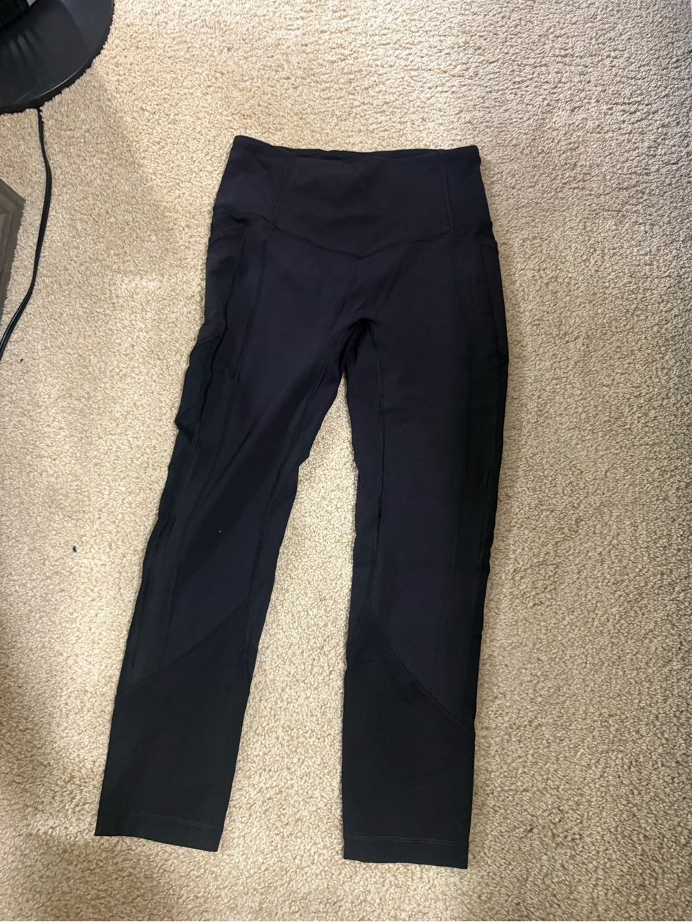 lululemon athletica Black High-Rise Leggings with pockets